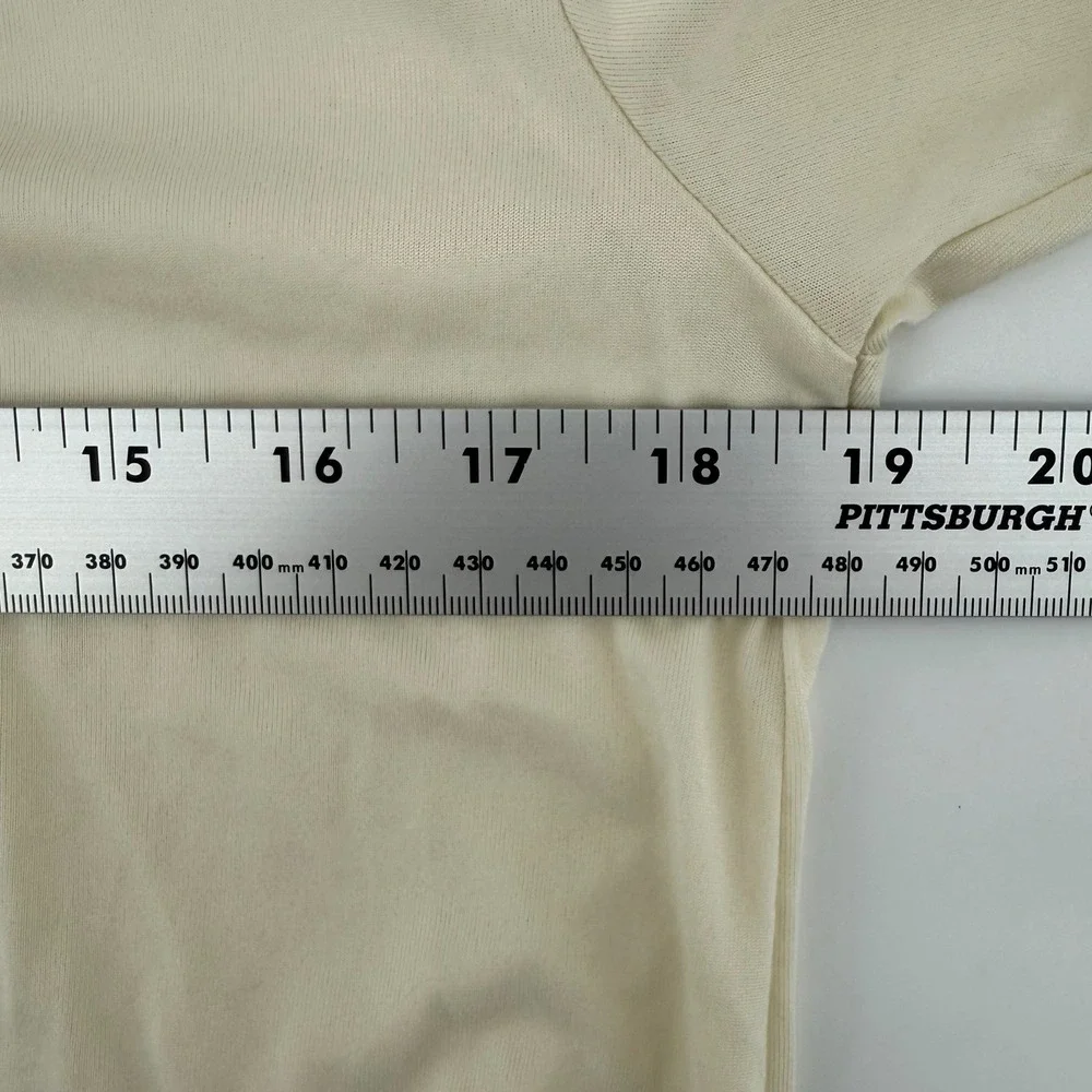 Nike Penn State Nittany Lions Dri-FIT T-Shirt Mens Small Cream Graphic Tee‎ PSU
